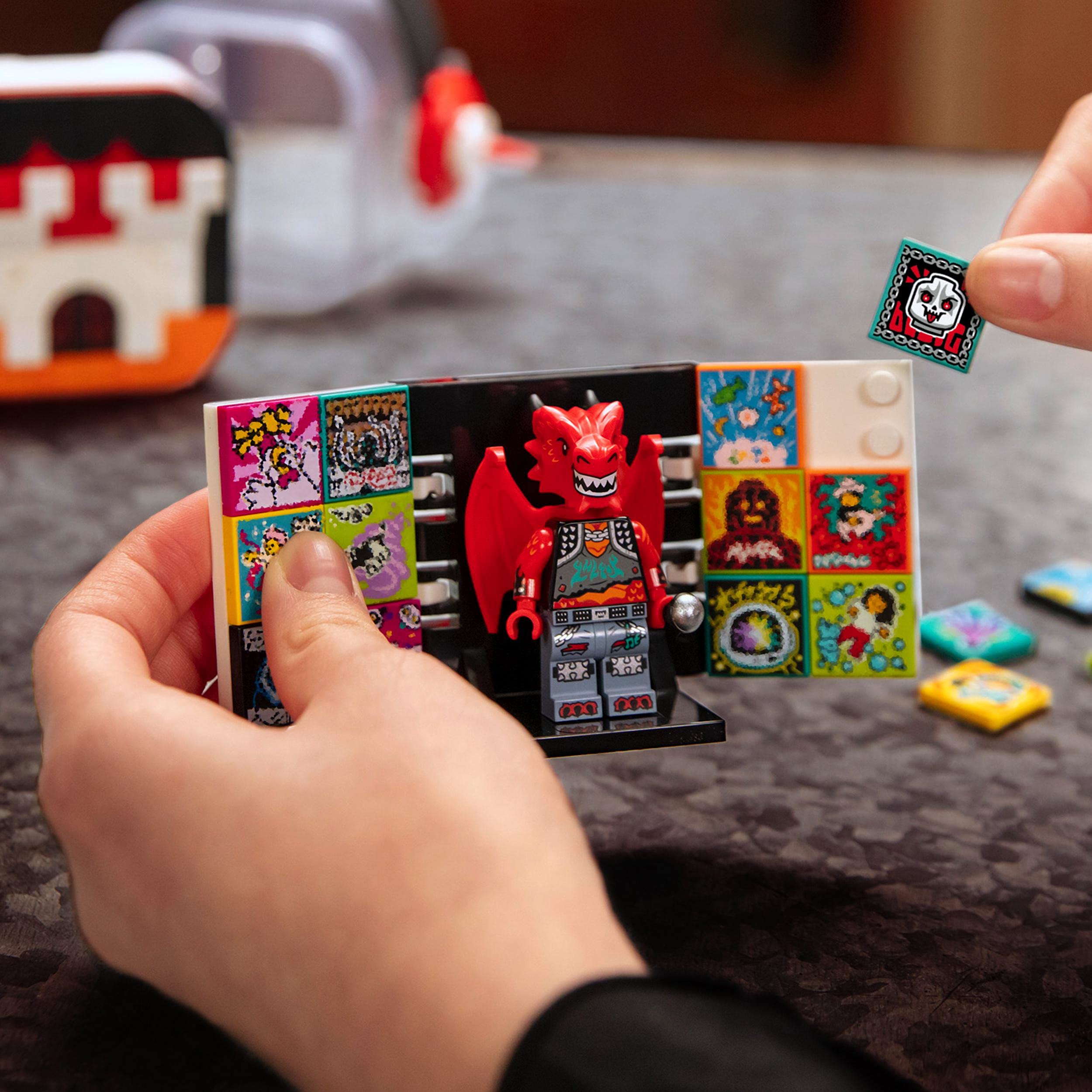 LEGO 43109 VIDIYO Metal Dragon Beatbox Music Video Maker, Musik Spielzeug Set für Kinder mit AR App und Drachen Minifigur