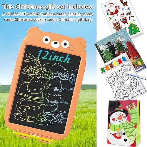 Miniatura 2 de KKSS Tableta de escritura LCD para niños, tableta de dibujo para niños pequeños, tablero de dibujo LED, tablero de dibujo para niños, tablero