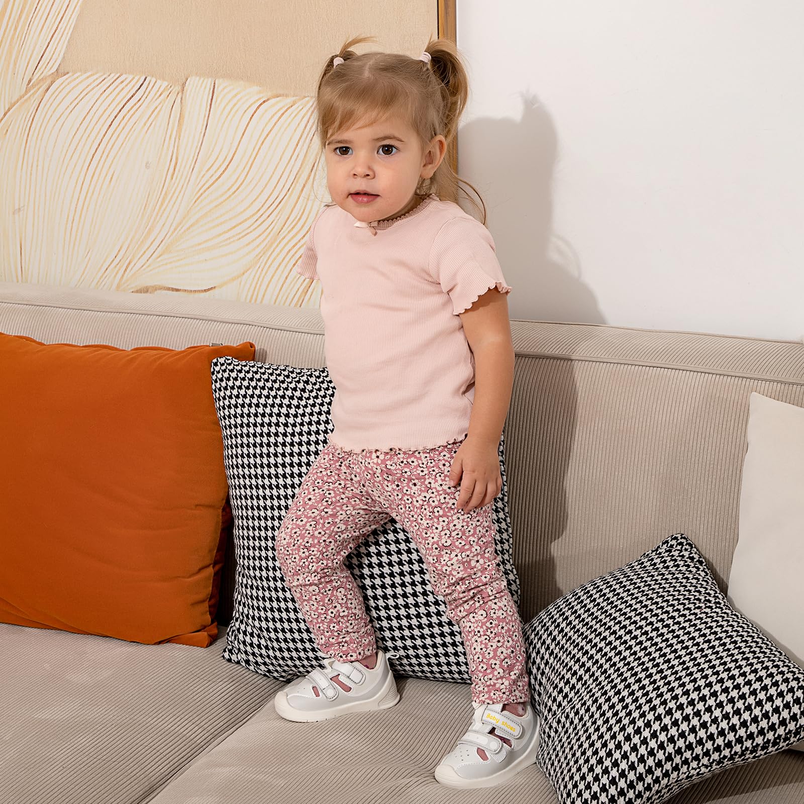 LACOFIA Sandalias para Bebé Niño Niña Zapatos Primeros Pasos de Verano Calzado Respirable Infantil con Suela Goma Antideslizante