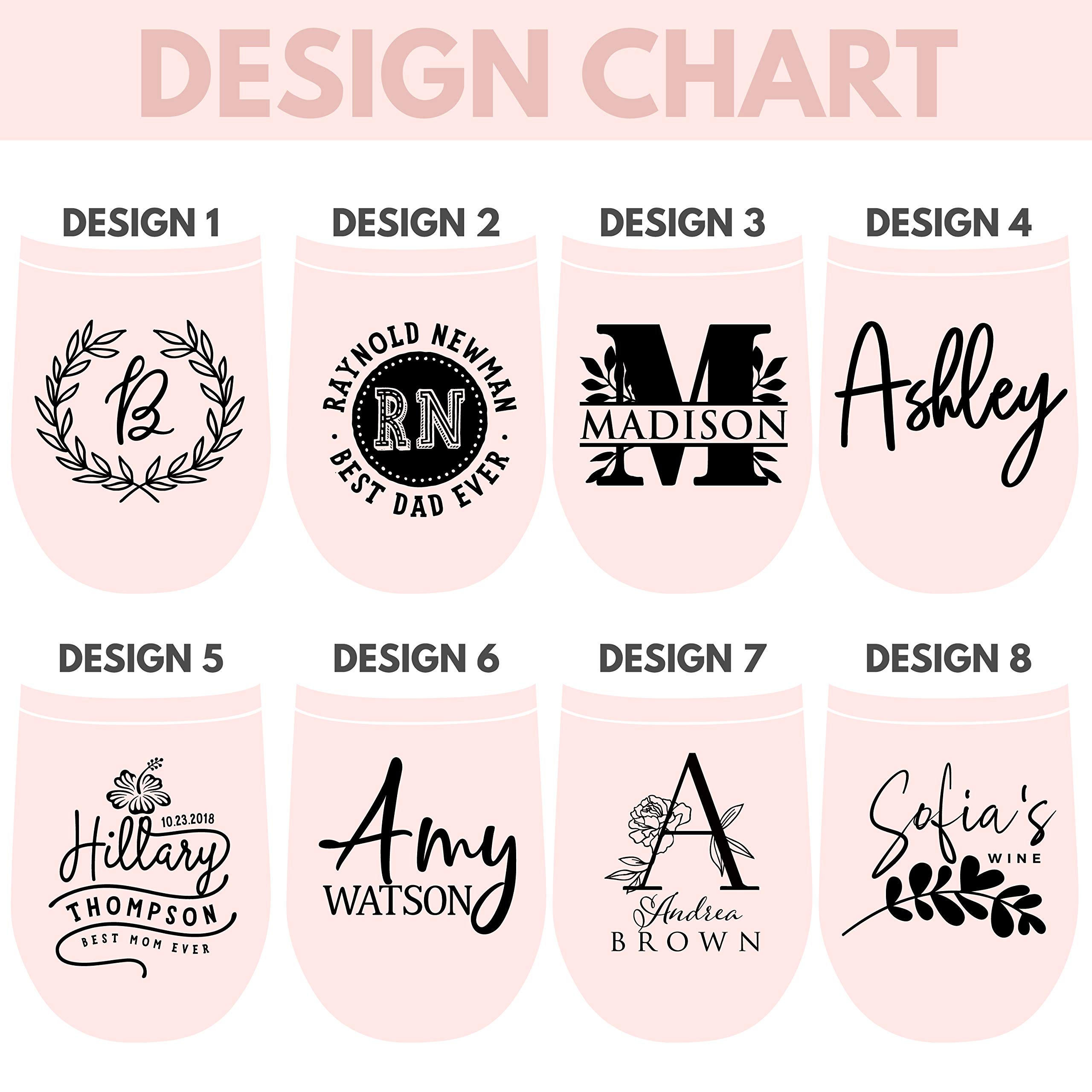 Mother's Day Gifts for Mom - Personalized Wine Tumbler w Lid, 12 Oz Purple - Personalized Gifts for Women, Stainless Steel Insulated Cups - Custom Wine Glass, Unique Wine Lover Gifts for Her