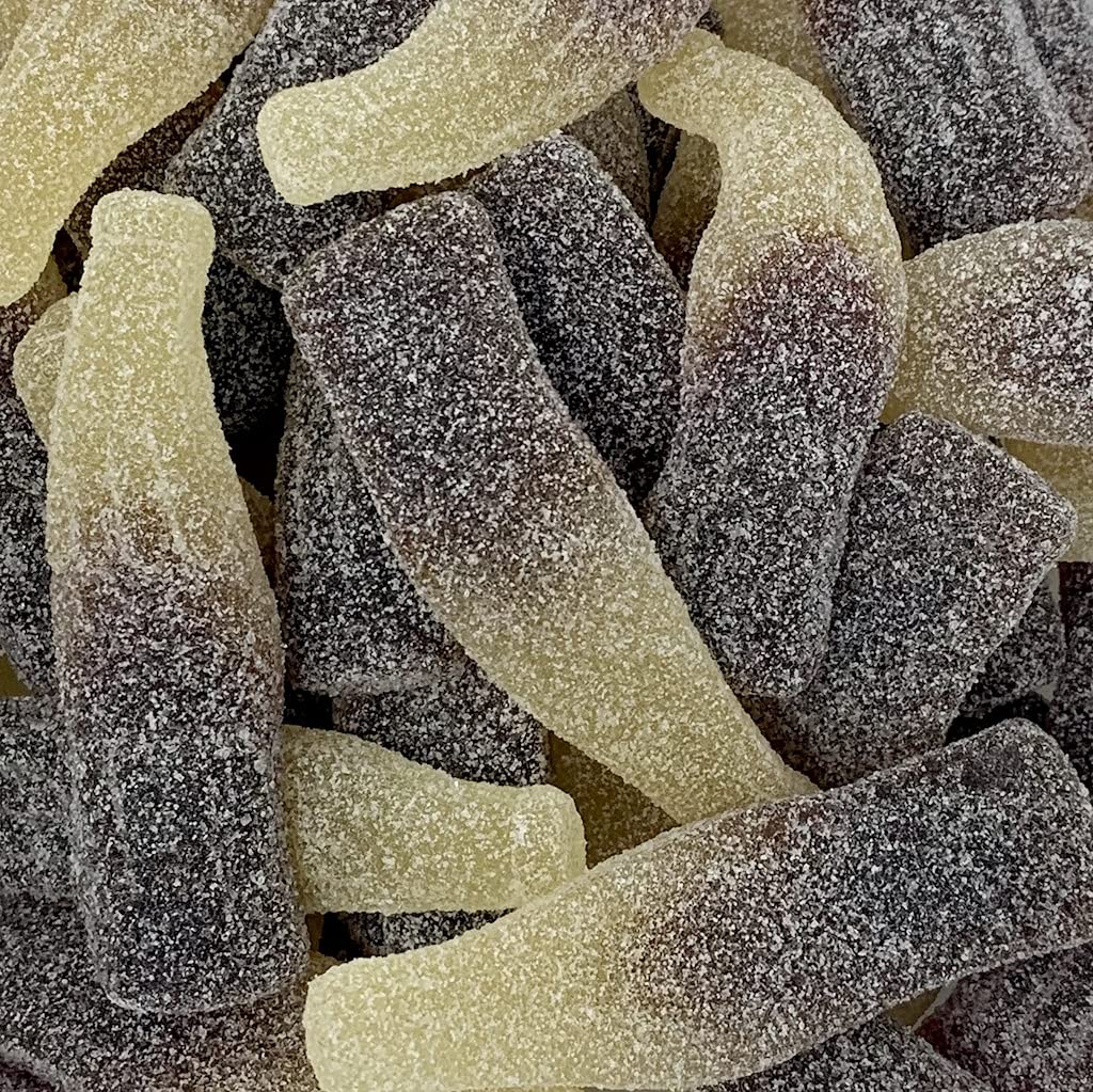 Giant Fizzy Cola Bottles Sweet Shop Gift Jar by The Gourmet Sweet Company