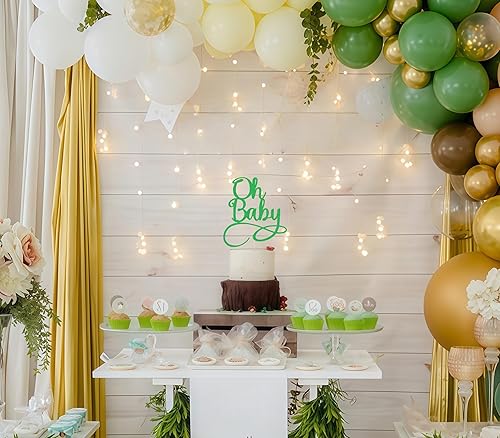Miniatura 76 de Oh Baby Cake Topper – Suministros de decoración de pastel de fiesta de cumpleaños de bebé de alta calidad, para baby shower, revelación de género