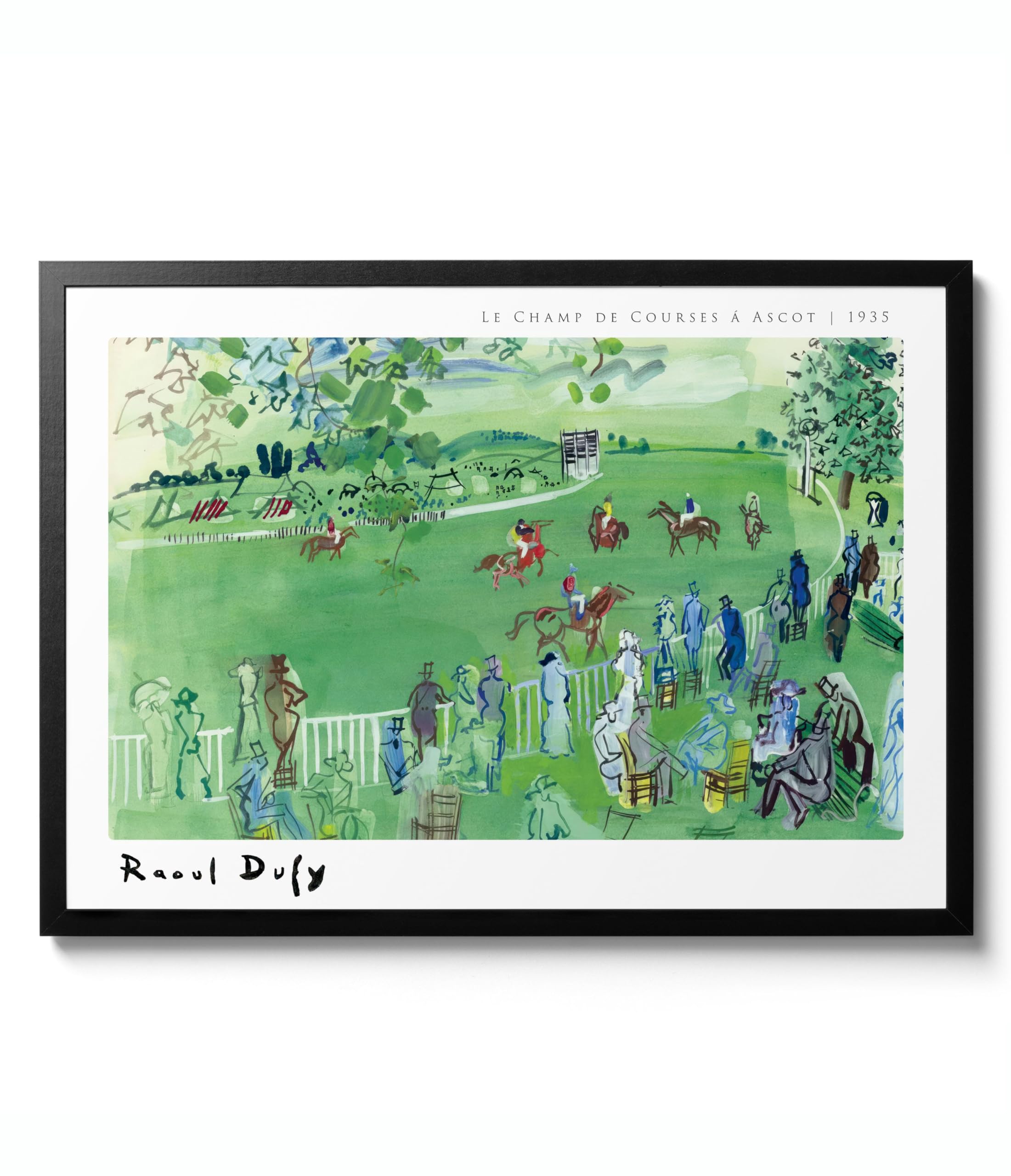 Amazon.de: Le Champ de Courses á Ascot von Raoul Dufy Fauvistische