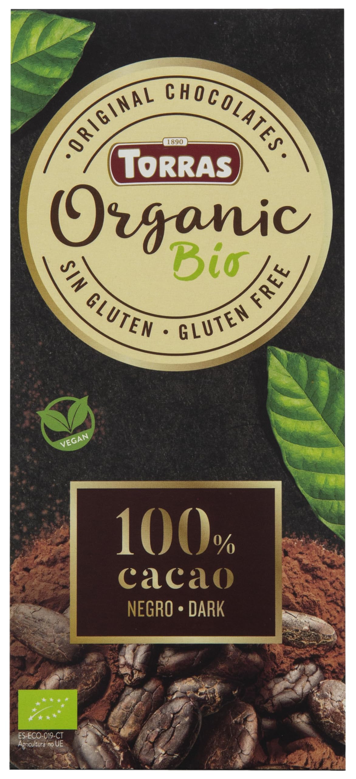 Torras Orgánico Chocolate 100% Cacao, 100g BIO