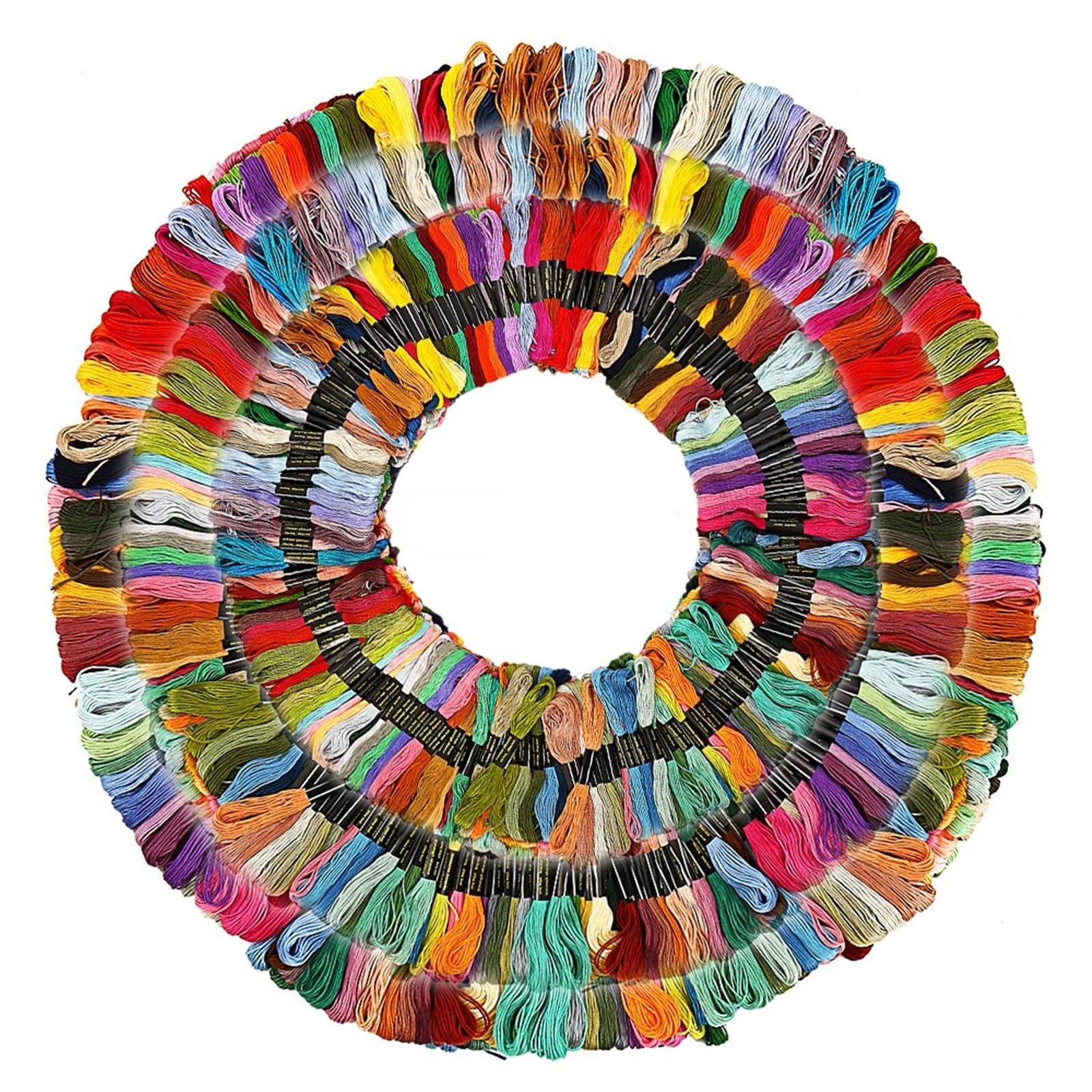Stickgarne, 3er-Set, 100/200/447 Stück, gemischte Farben, Stickgarn, Baumwolle, Nähknäuel, Handwerk, Kreuzstich-Set, Linie, DIY-Werkzeuge, Armbänder herstellen (447 Farben)