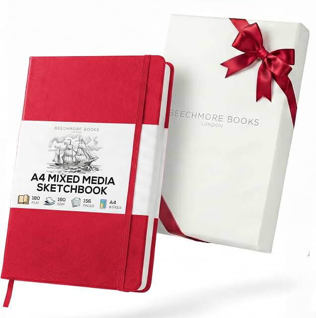 20 Themed Sketchbooks That Will Make You Want To Sketch All Day (Get Ready for #9!) 84 Beechmore Books A4 Sketchbook – 8.5x11