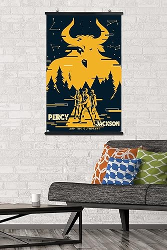 Miniatura 2 de Trends International Disney Percy Jackson and The Olympians - Póster de pared del grupo Minotauro, 22.37 x 34.00 pulgadas, paquete de póster y clip