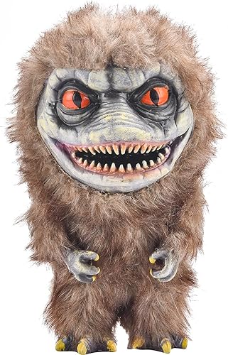 Muñeco alienígena de animal juguete de peluche espeluznante de película de peluche color marrón divertido regalo de terror de crítica espacial fea