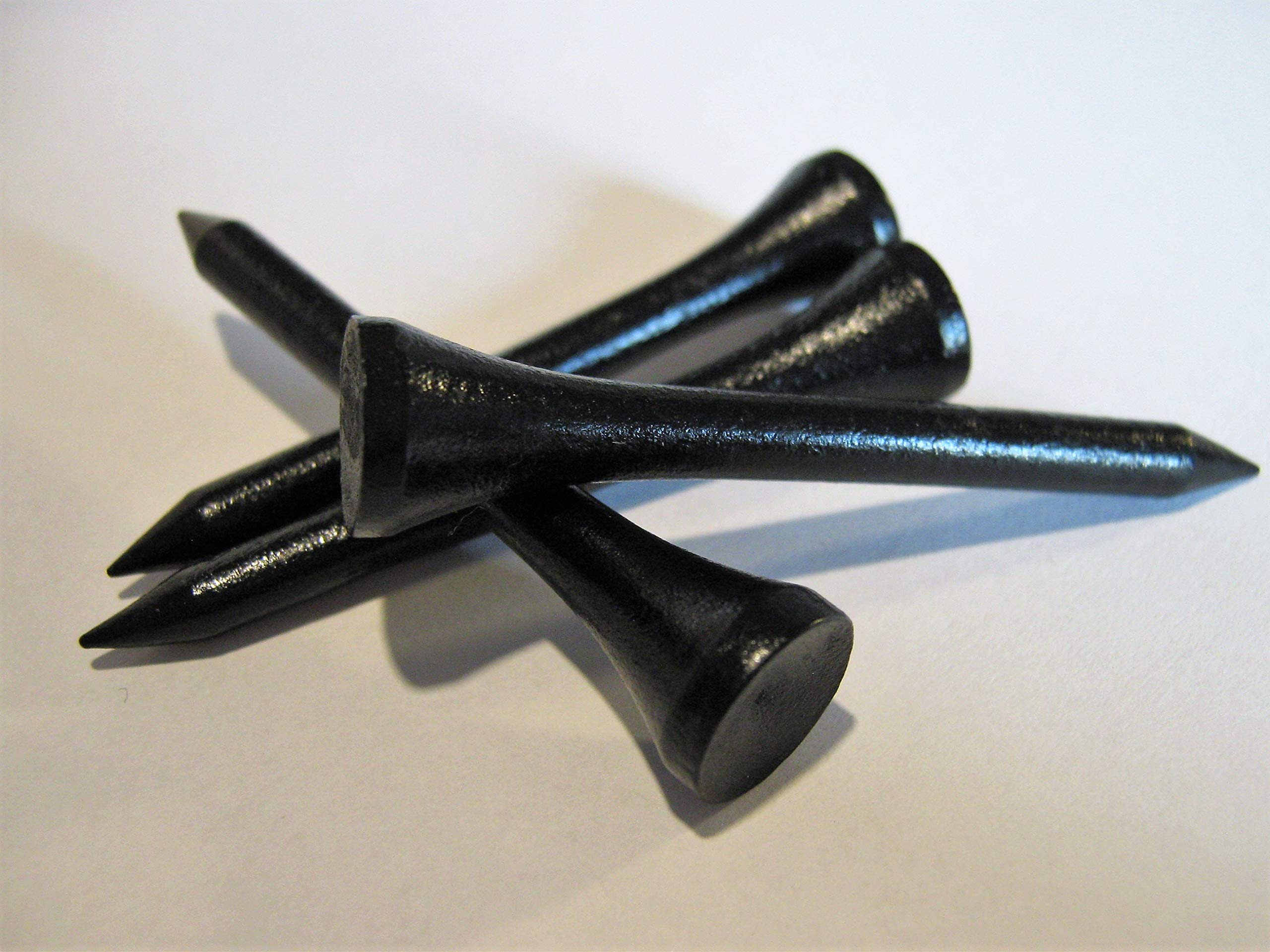Golf TEES - 54 mm (2 1/8") - 250 Stück - Holz - Farbe: schwarz