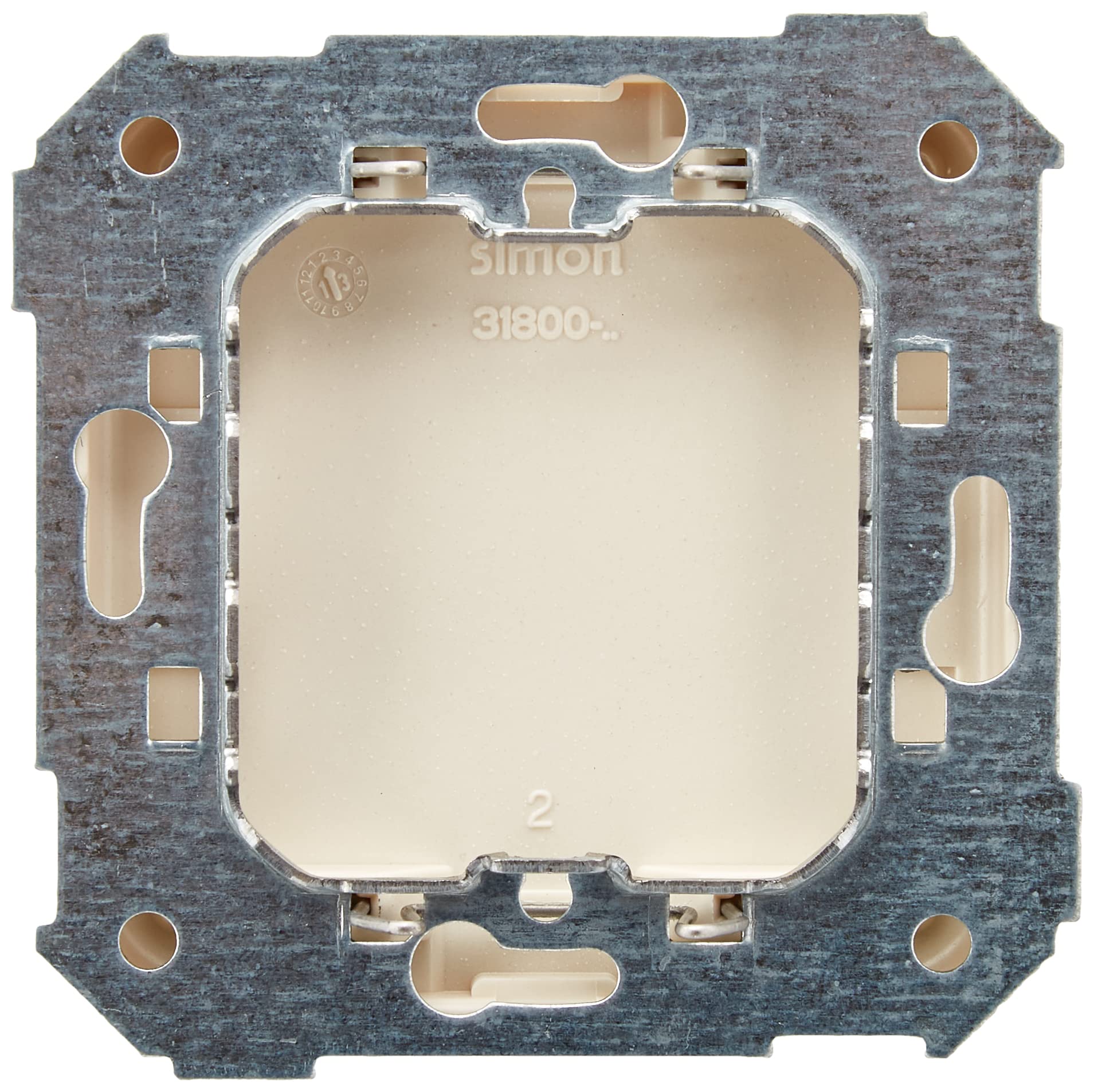 Simon 31800-31 placa de pared y cubierta de interruptor Marfil