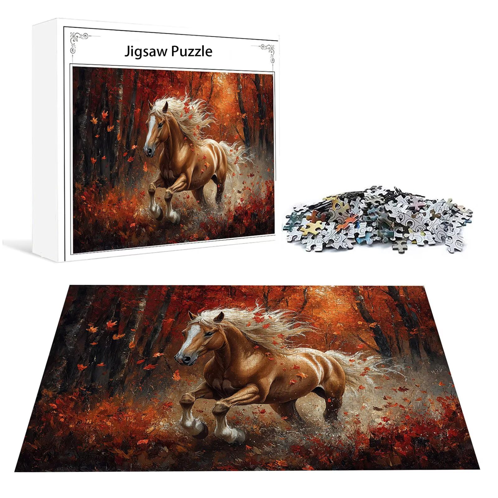 Tiere Puzzle 1500 Teile Erwachsene Klassische Puzzles Wald Jigsaw Anspruchsvoll Impossible Schwer Pädagogisches Spielzeug Kinder Holzpuzzlem Groß Puzzlespiel Geeignet für alle Altersgruppen P-923
