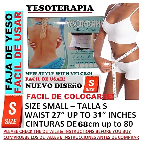 Faja de yeso Reductora Yeso Corsé Yesoterapia (Pequeño) disponible en Yaxa Colombia