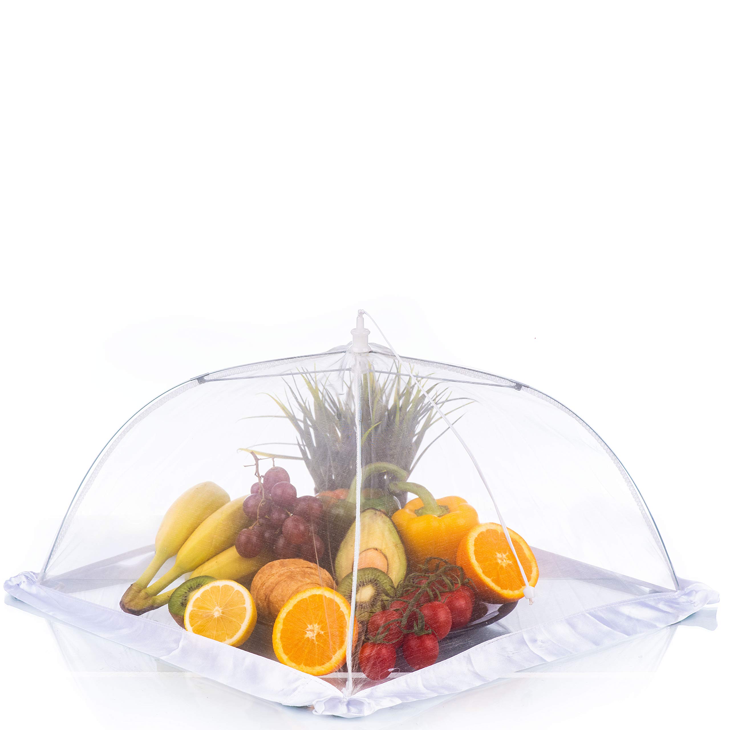 Food Tents: Premium Mesh Food Tent Fly Cover for Outdoors - 6 Pack, 17 x 17in
