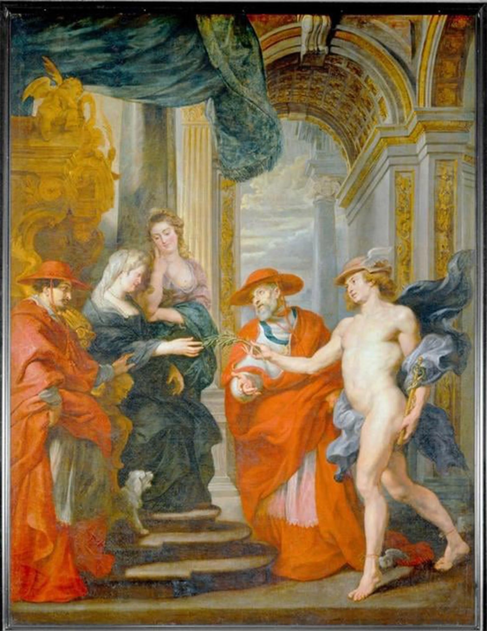 POSTERIIk Famous Print Pop Art Wall Art Graffiti the Treaty of Angouleme April by Peter Paul Rubens Art Prints for Home Decor 60x90cm