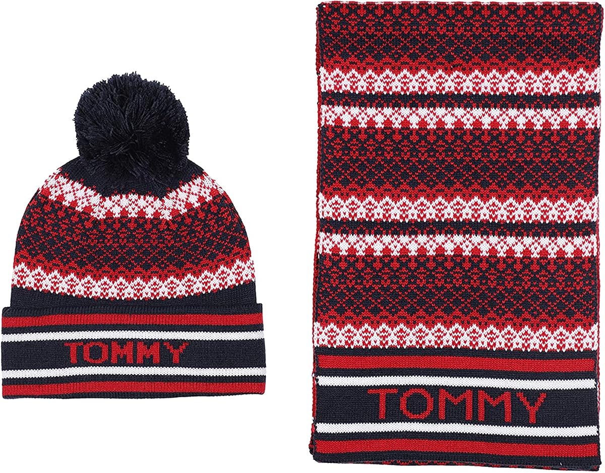 Tommy Hilfiger Set de regalo de accesorios para clima frío para hombre