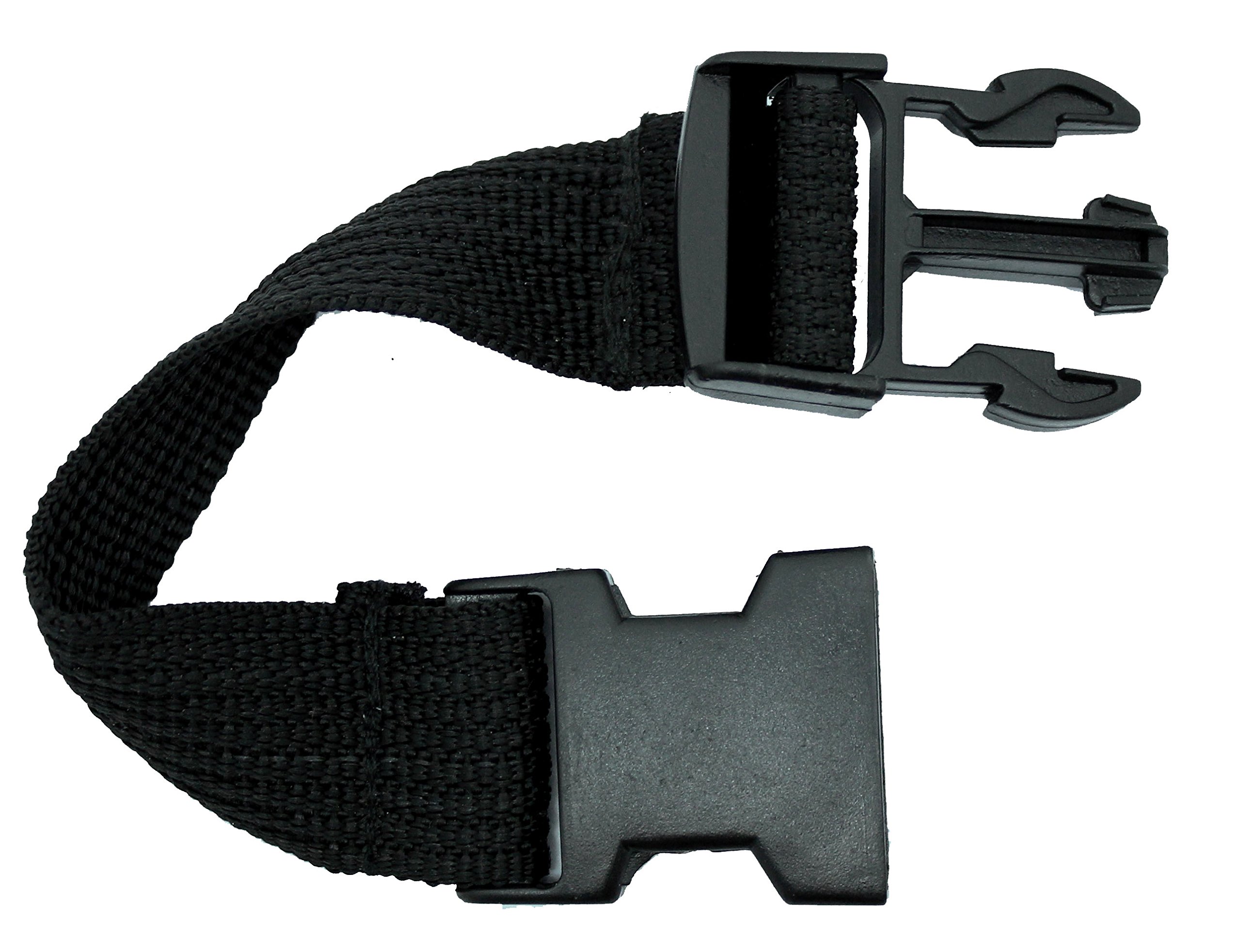 8 Inch Belt Extension/Extender for Ras Waist Bum Bags Black