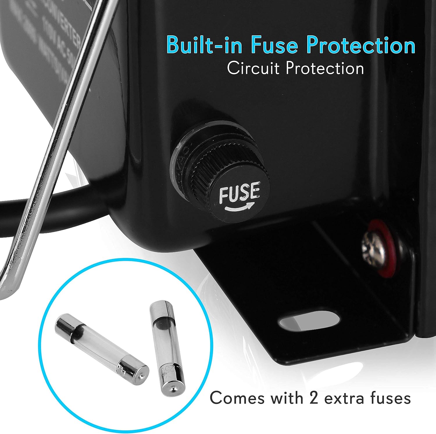 Blасk Frіdау - 50% оƒƒ Step Up and Down Converter - 2000 Watt Single Phase 220/240 Volts Down to 110/120 Volts, Voltage Converter Transformer w/ European Power Adapter, One Grounded Outlet, 2 Extra Fuses - Pyle PVTC2020U