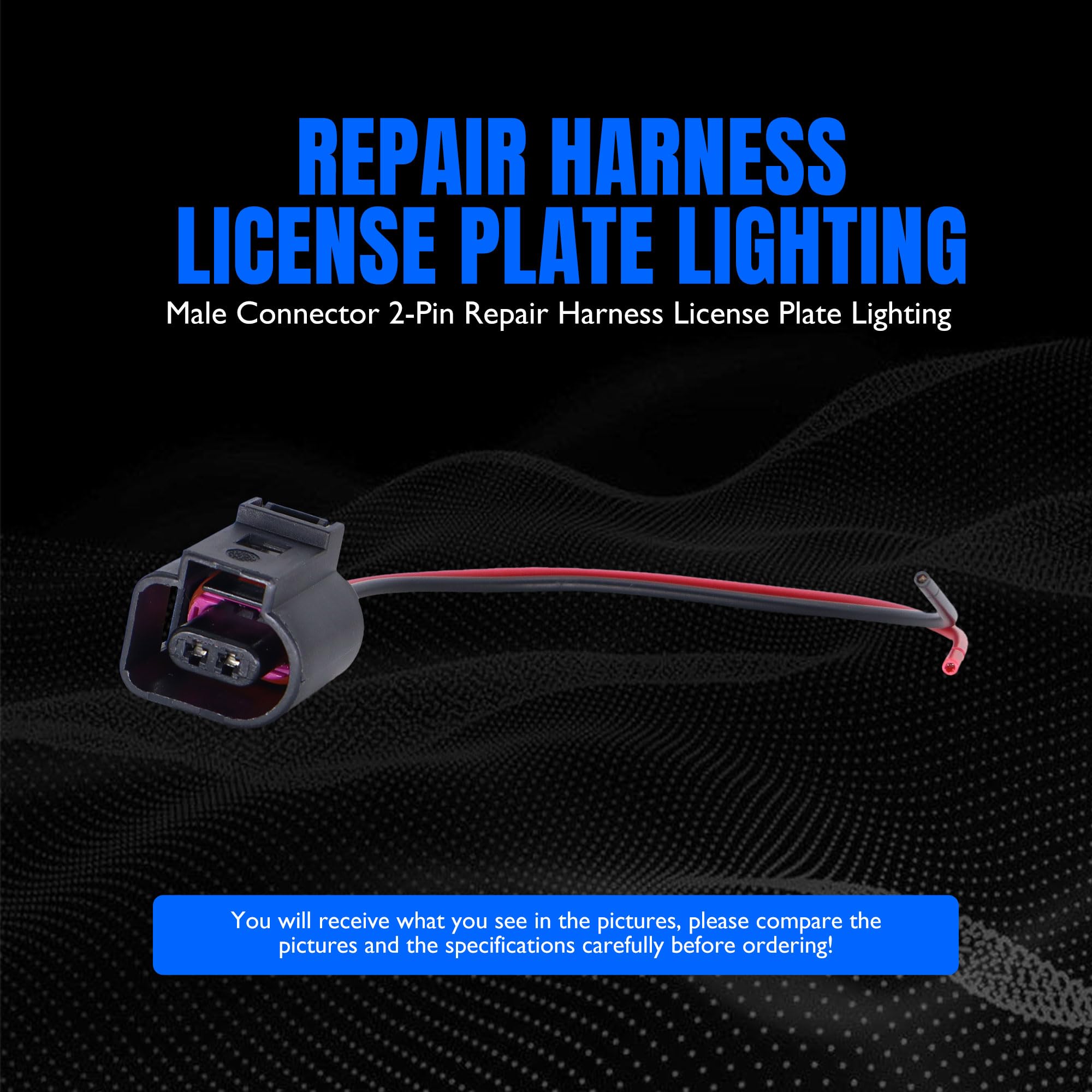 HISports 2-poliger Kabelbaumstecker - Kompatibel Mit Audi A4 A6 A8 VW Jetta