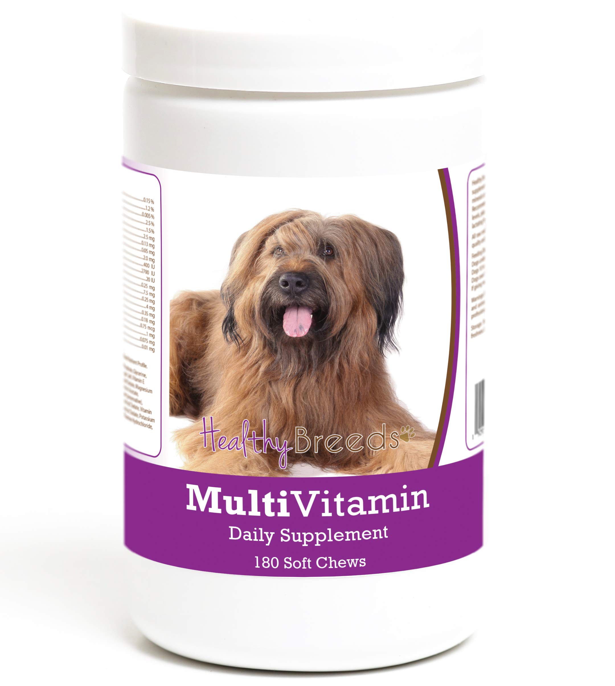 Healthy Breeds Briard Multivitamin Soft Chew for Dogs 180 Count
