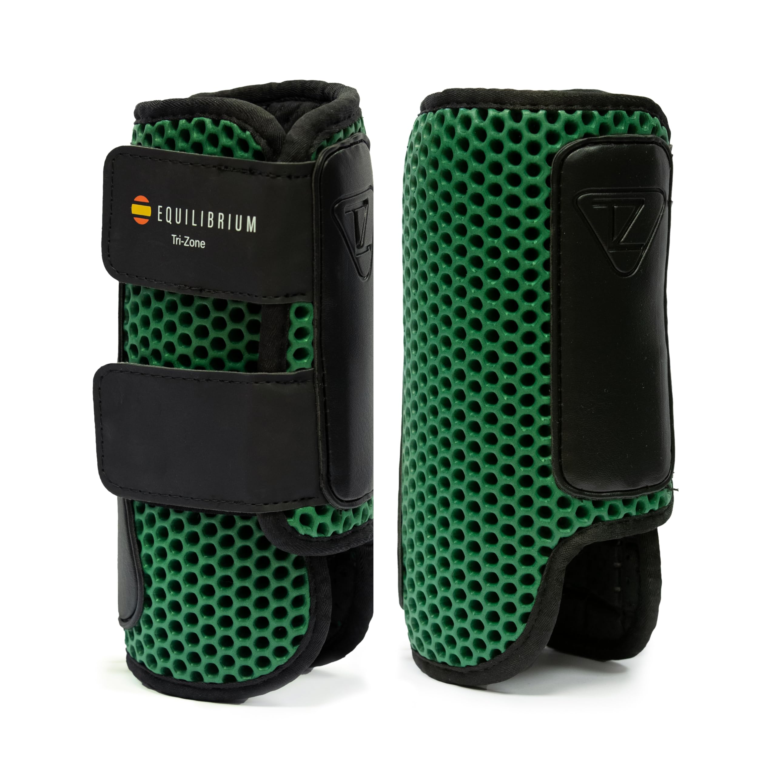 equilibrium Tri-Zone Impact Sports Cross County Boots (Front) (Hunter Green, UK Footwear Size System, Adult, Men, Alpha, Medium, Medium)