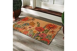 Likiyol Floral Entrance Doormat 17"x30"