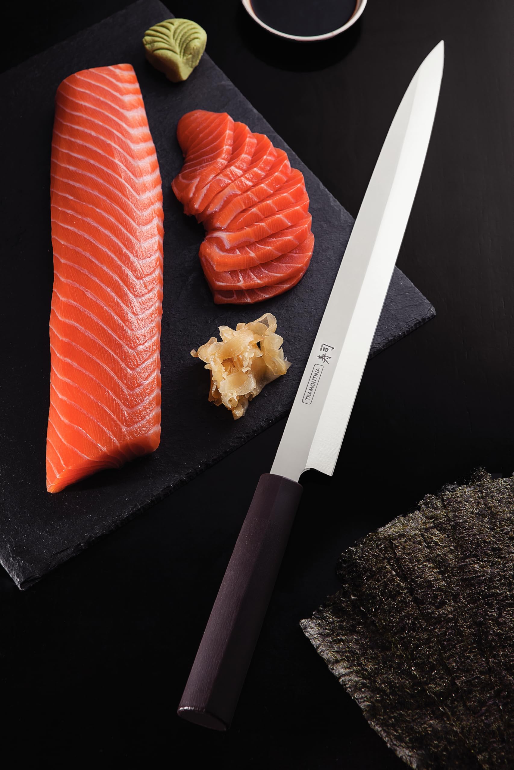Tramontina Coltello Yanagiba in Acciaio Inox Sushi 33 cm