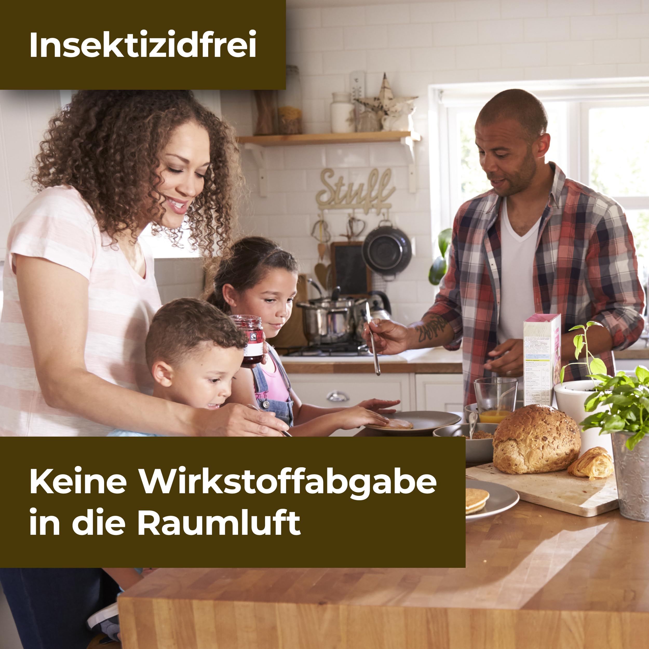 PROTECT HOME Natria Silberfischchen-Falle, insektizidfreie Klebefalle zur Ungezieferabwehr, 2 Stück, Gelb (Packung mit 5)