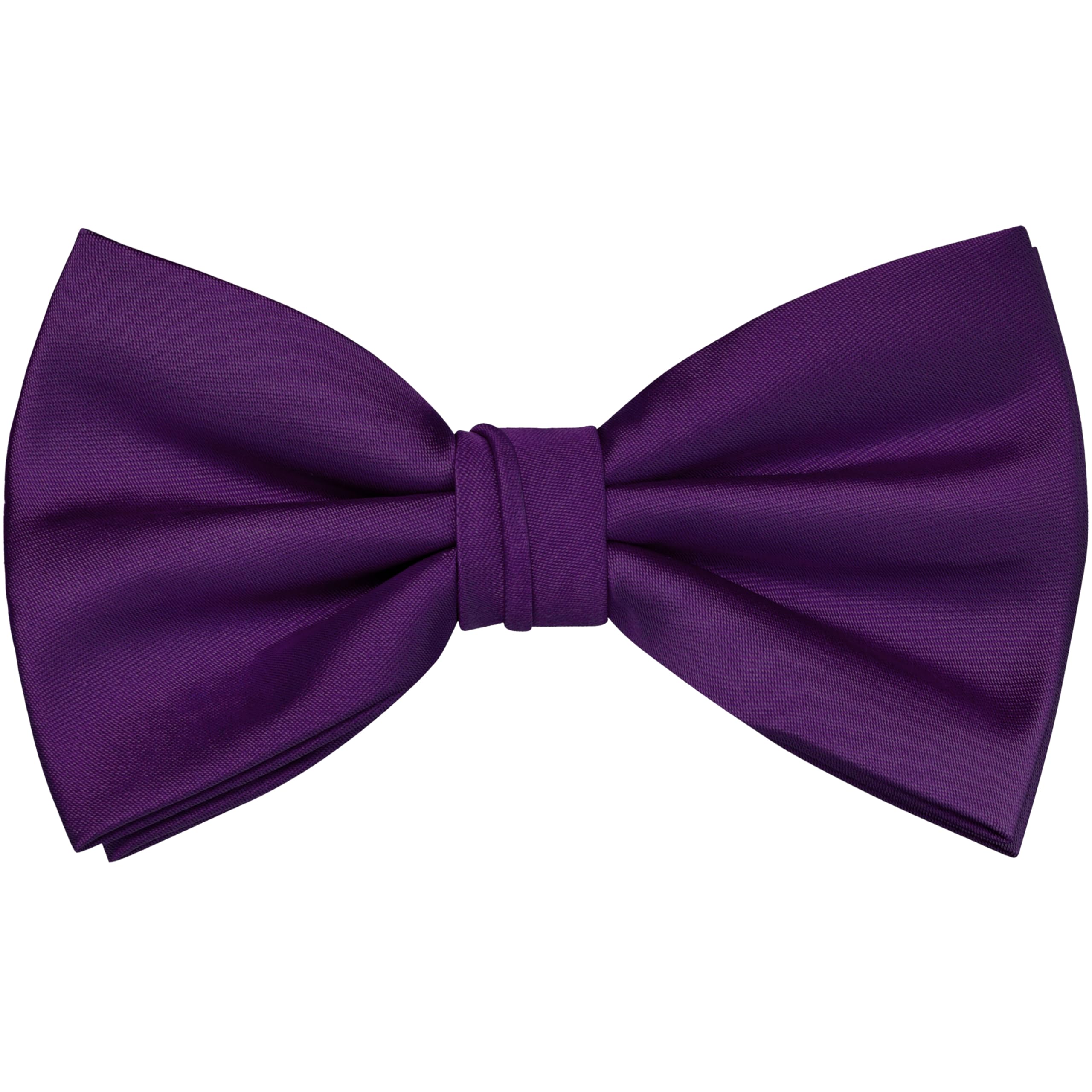 Branduce Mens Solid Color Adjustable Pre-tied Bow Tie for Men Party Wedding