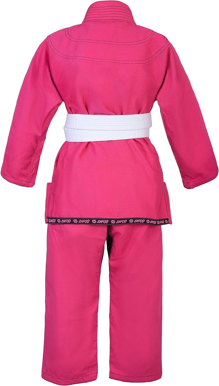 Brazilian Jiu Jitsu, Kids Jiu Jitsu Gi Children BJJ Gi Grappling Kimonos Lightweight White Belt - Image 7