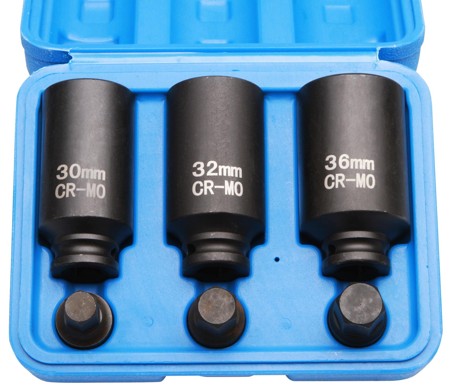 Douilles à Chocs 12 Pans pour Cardan, 30 mm, 32 mm, 36 mm, Boîte de 6 Pièces