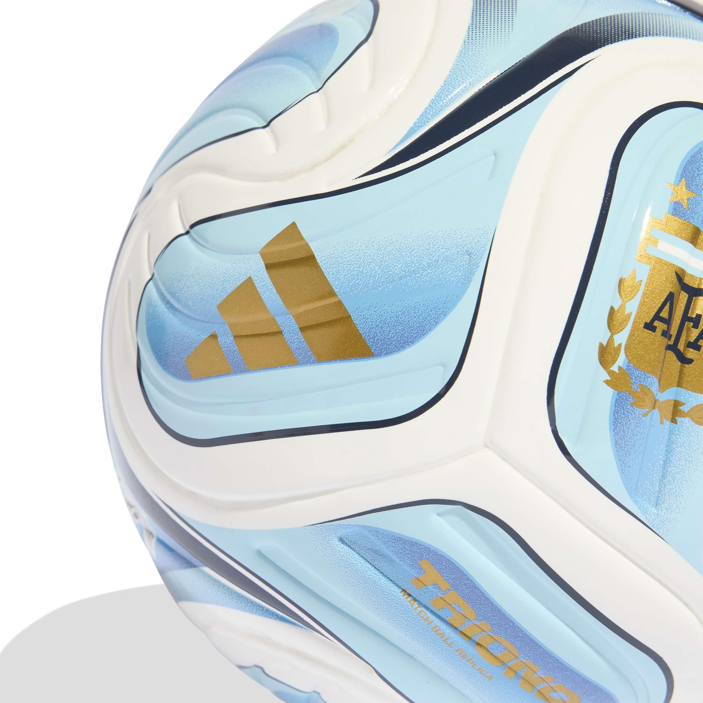 adidas Unisex-Adult FIFA World Cup 26 AFA Argentina Mini Home Soccer Ball, White/Icey Blue/Light Blue, 1 - 3