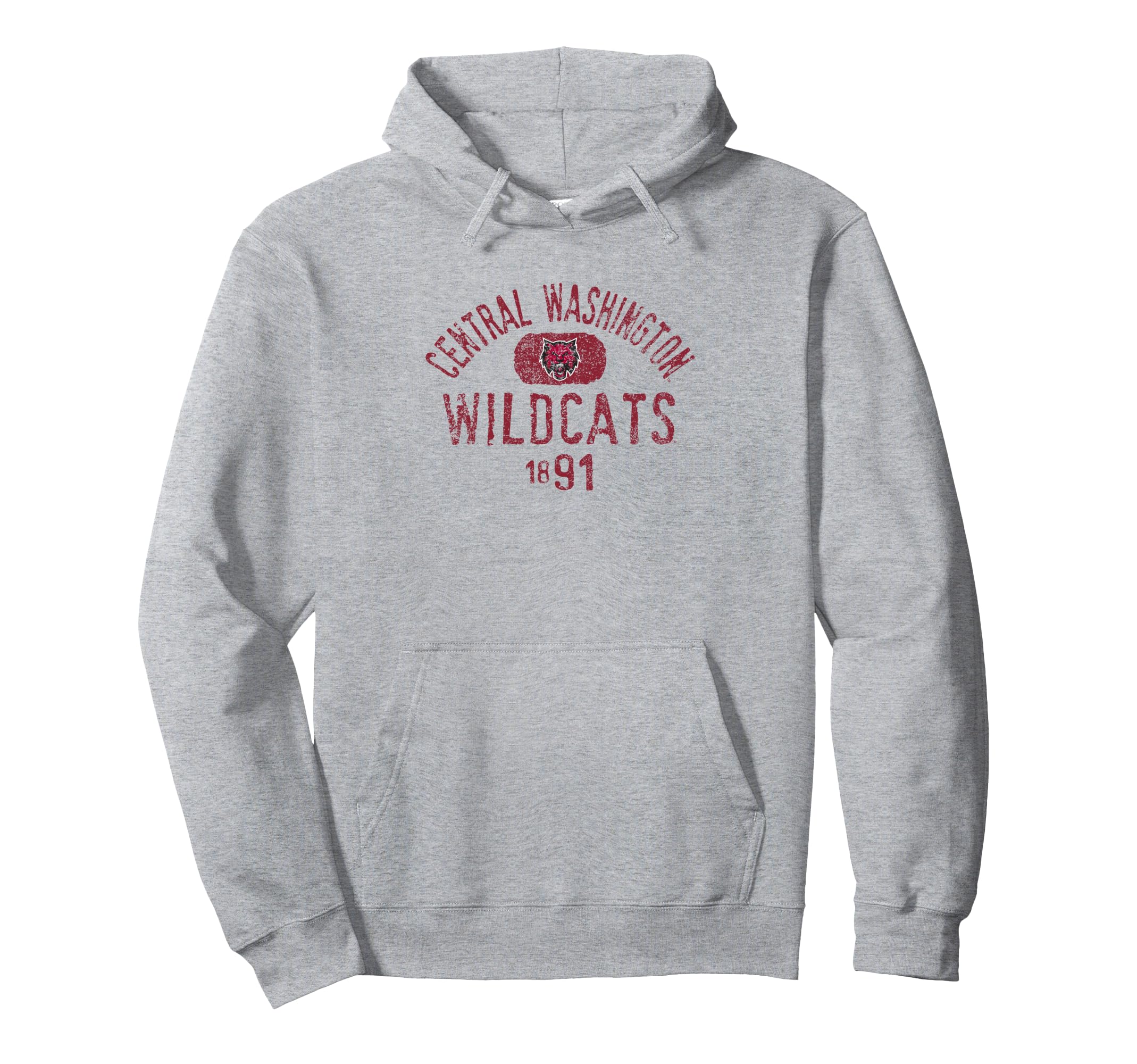 Central Washington Wildcats 1891 Vintage Logo Pullover Hoodie