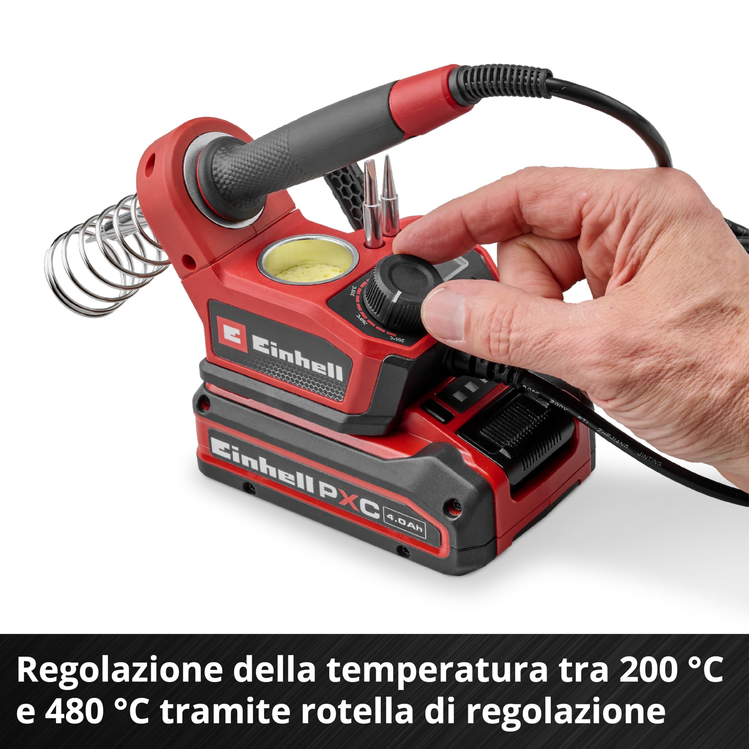 Einhell TE-SI 18/480 Li E Saldatore a batteria 18 V 200-480 °C LCD Power X-Change