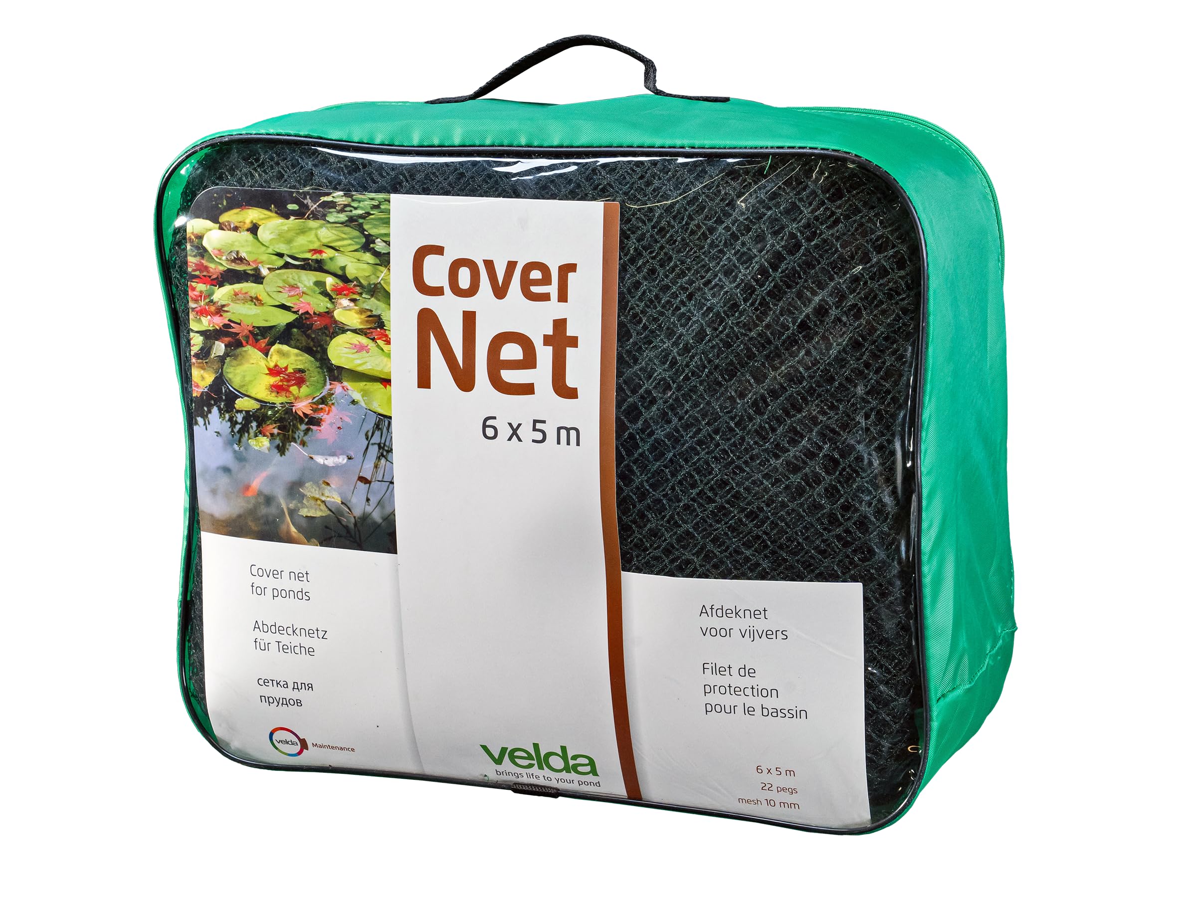 Velda Teichabdecknetz 6 x 5 Meter – Schutz vor Blättern, Reihern und Anderen Räubern