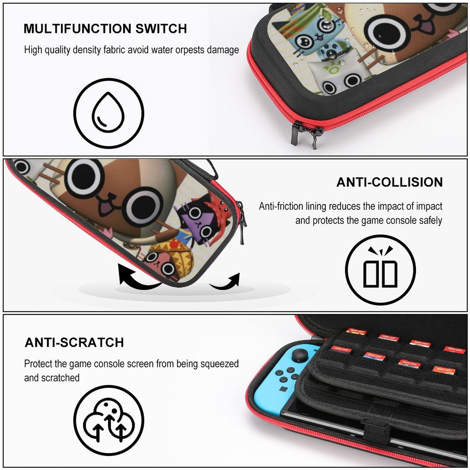 Amazon.co.jp: モンハン日記 ぽかぽかアイルー村 Switch ケース