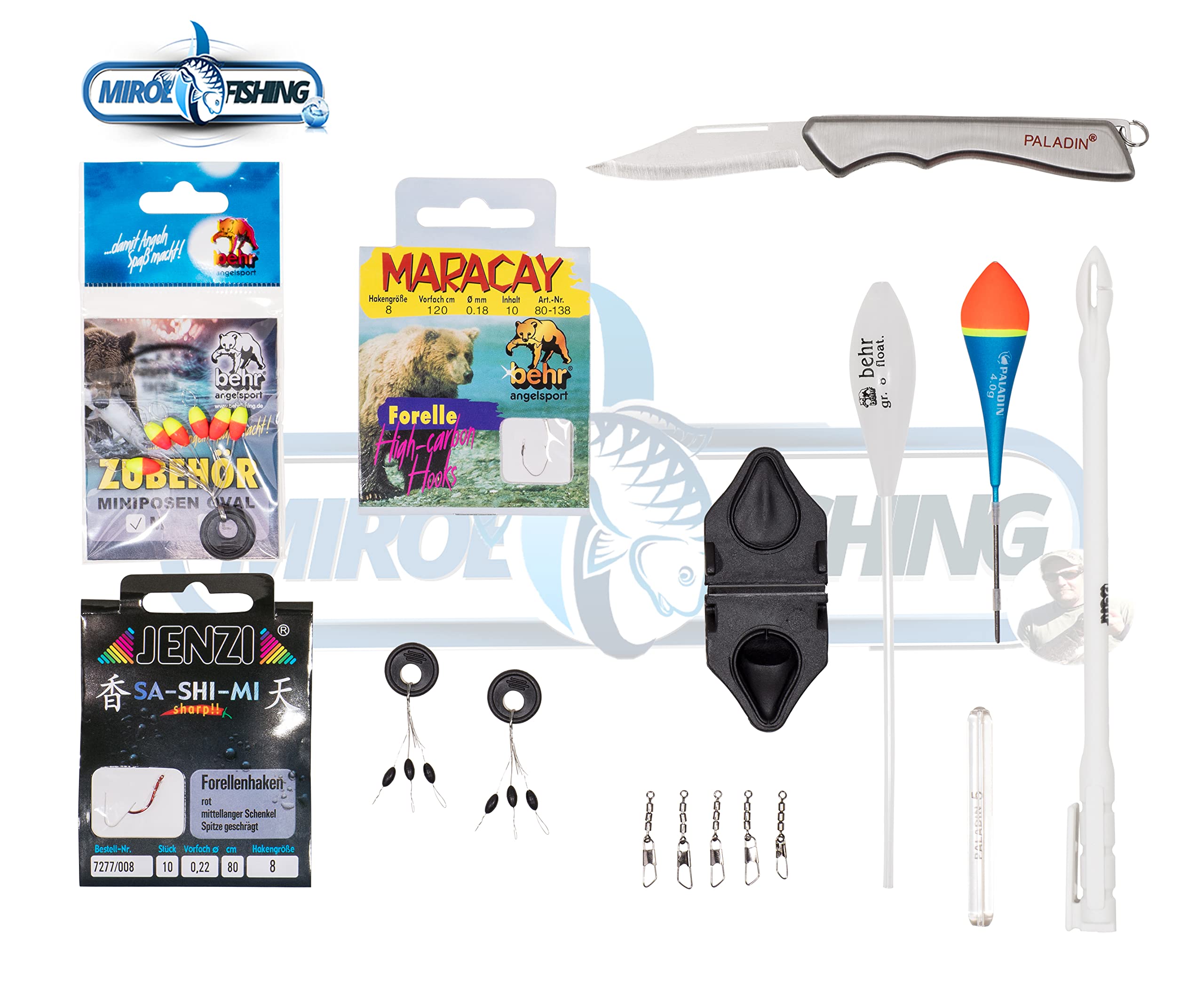 Tackle Master Allround Fishingset Angelset Angelcombo Teleskoprute 3m Angelrolle mit Schnur Zubehörset im Sortierkasten