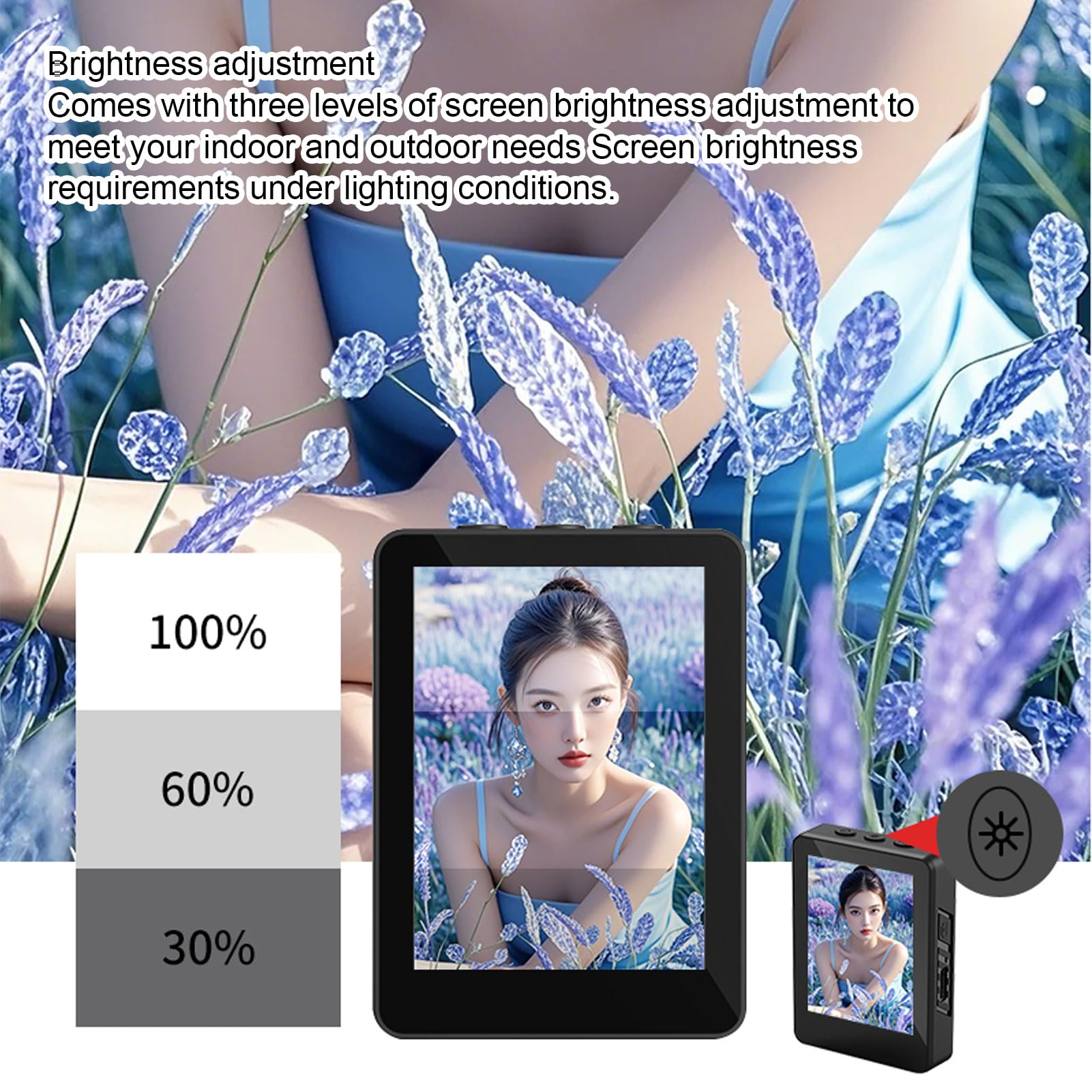 Jectse Trípode Automático, Trípode Extensible para Teléfono con Apertura Automática y Pantalla para Selfies WiFi de 2 Pulgadas, Giratorio Vertical y Horizontal de 360° para