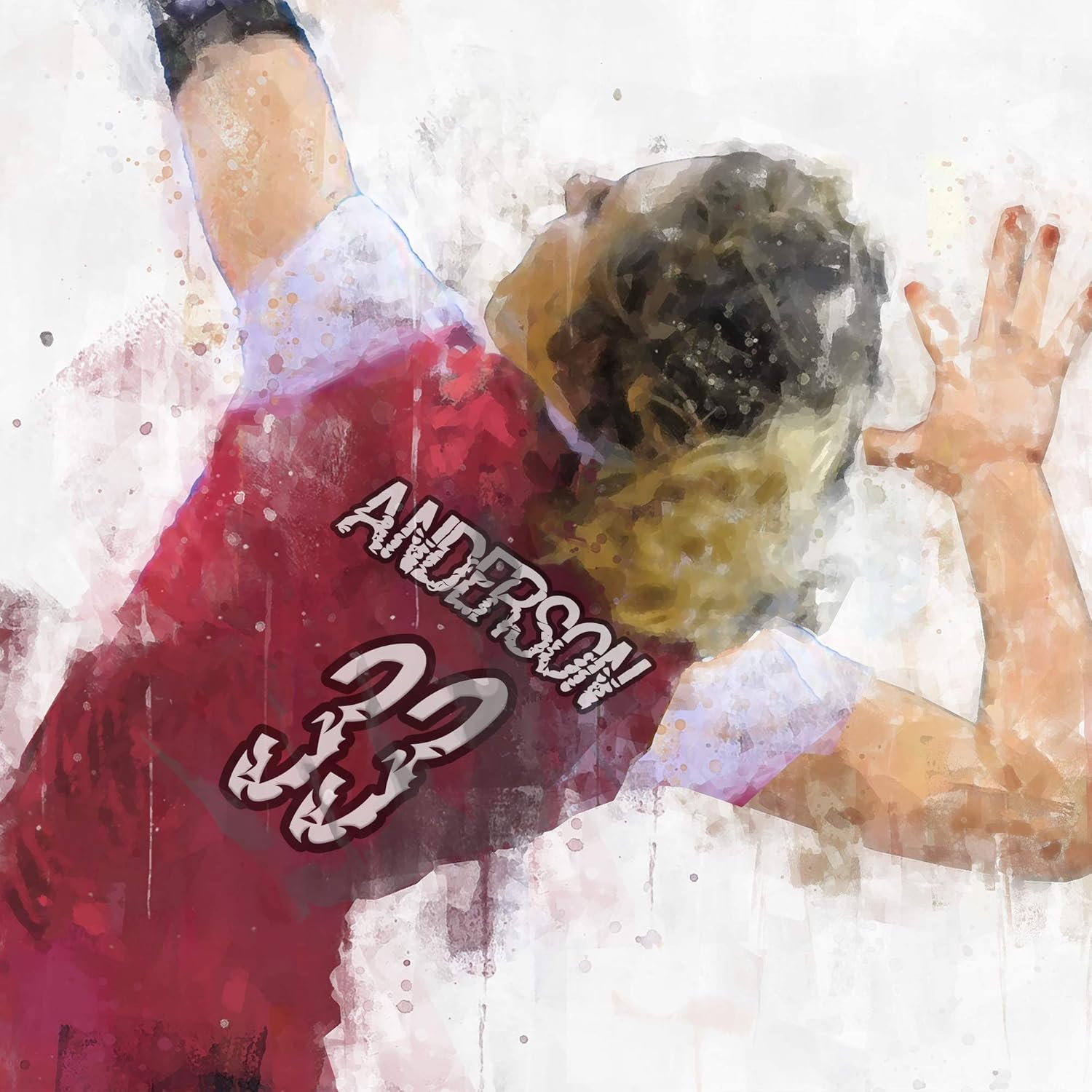 Personalized Women or Girls Volleyball Sports Action Print - Gift for The Female Volleyball Player (6.5x18, Wood Block Mount)