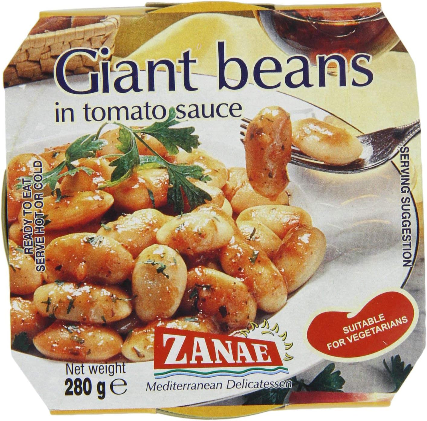 Zanae Butter Bean Salad 280 g (Pack of 4)