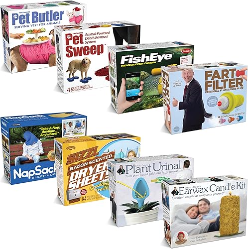 Paquete de caja de regalo de broma, juego de 8 cajas de regalo únicas, envuelve tu regalo real en una divertida y auténtica caja de regalo de broma,