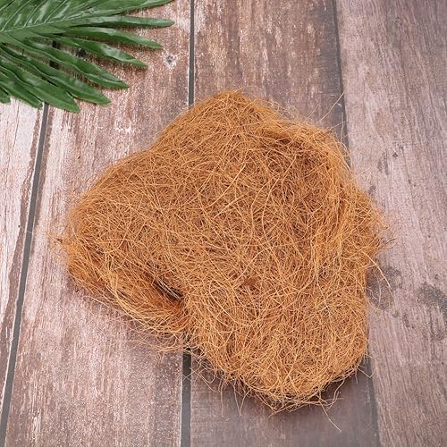 Miniatura 9 de Cabilock Natural Coco Liners - Tapete de fibra de coco y coco, cesta de coco para bricolaje, cesta de flores, verduras, red para pájaros, 5.9 in,