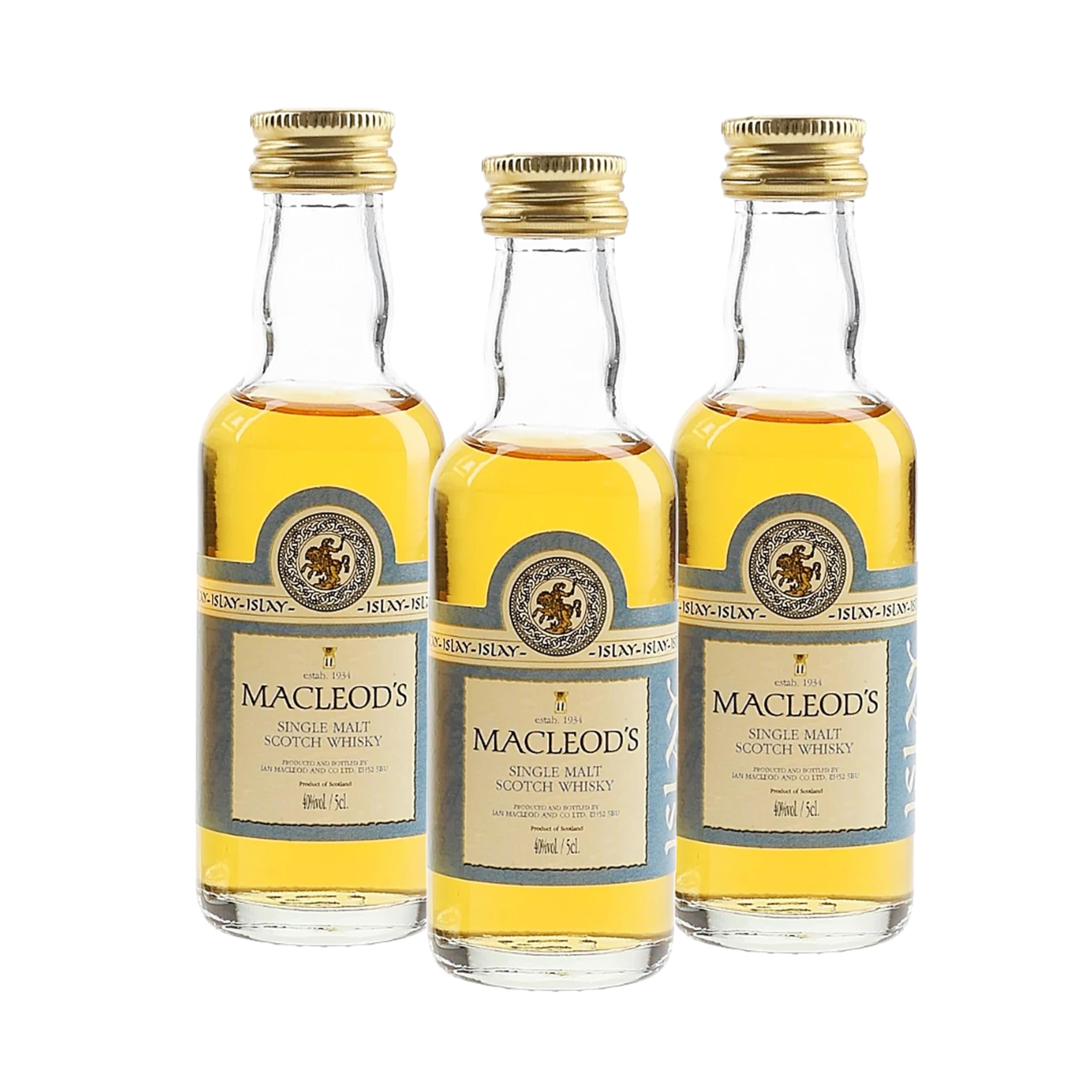 Scotch Whisky Miniature Alcohol Bottles - Islay Whiskey Tasting