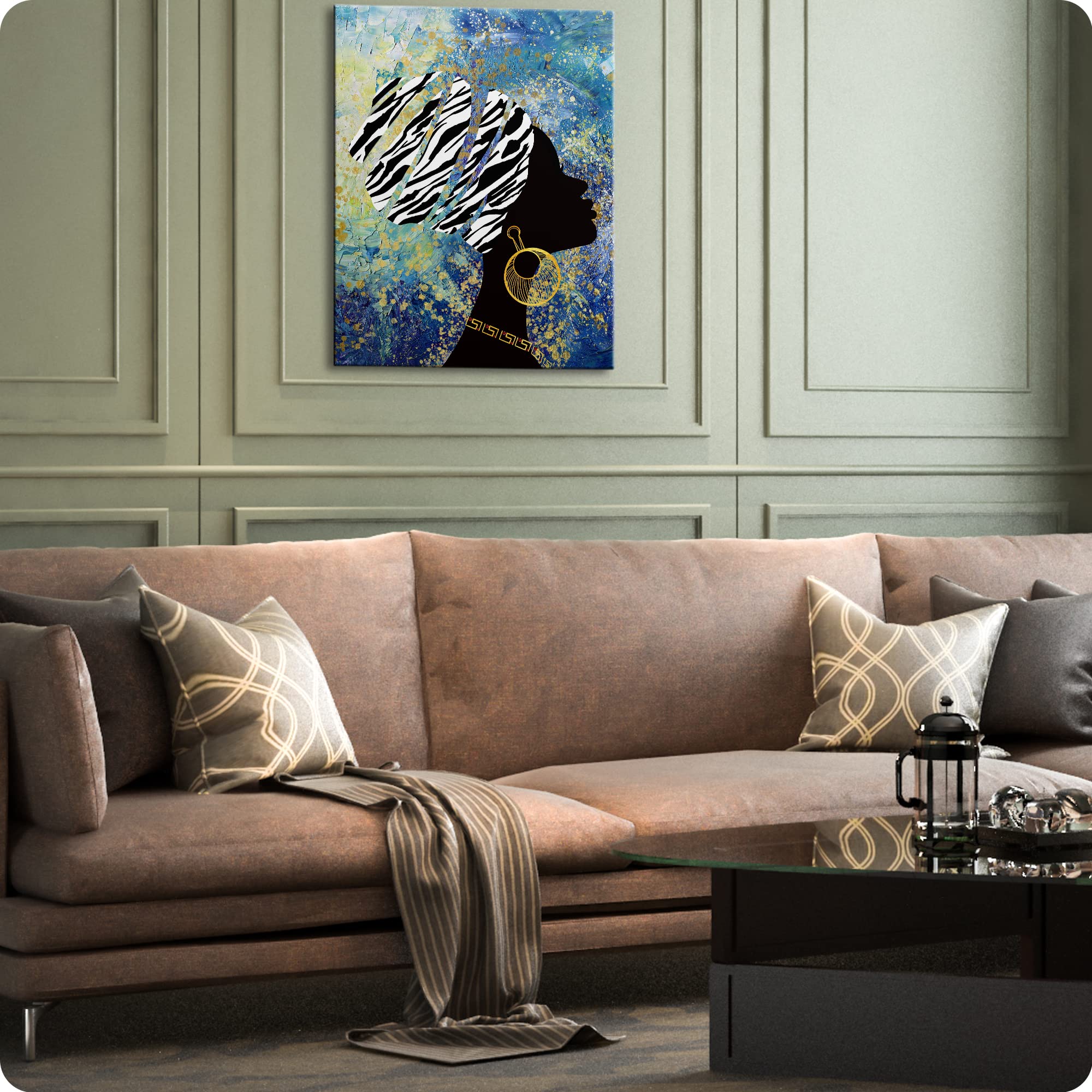 Living Room Decorating With African American Art African American