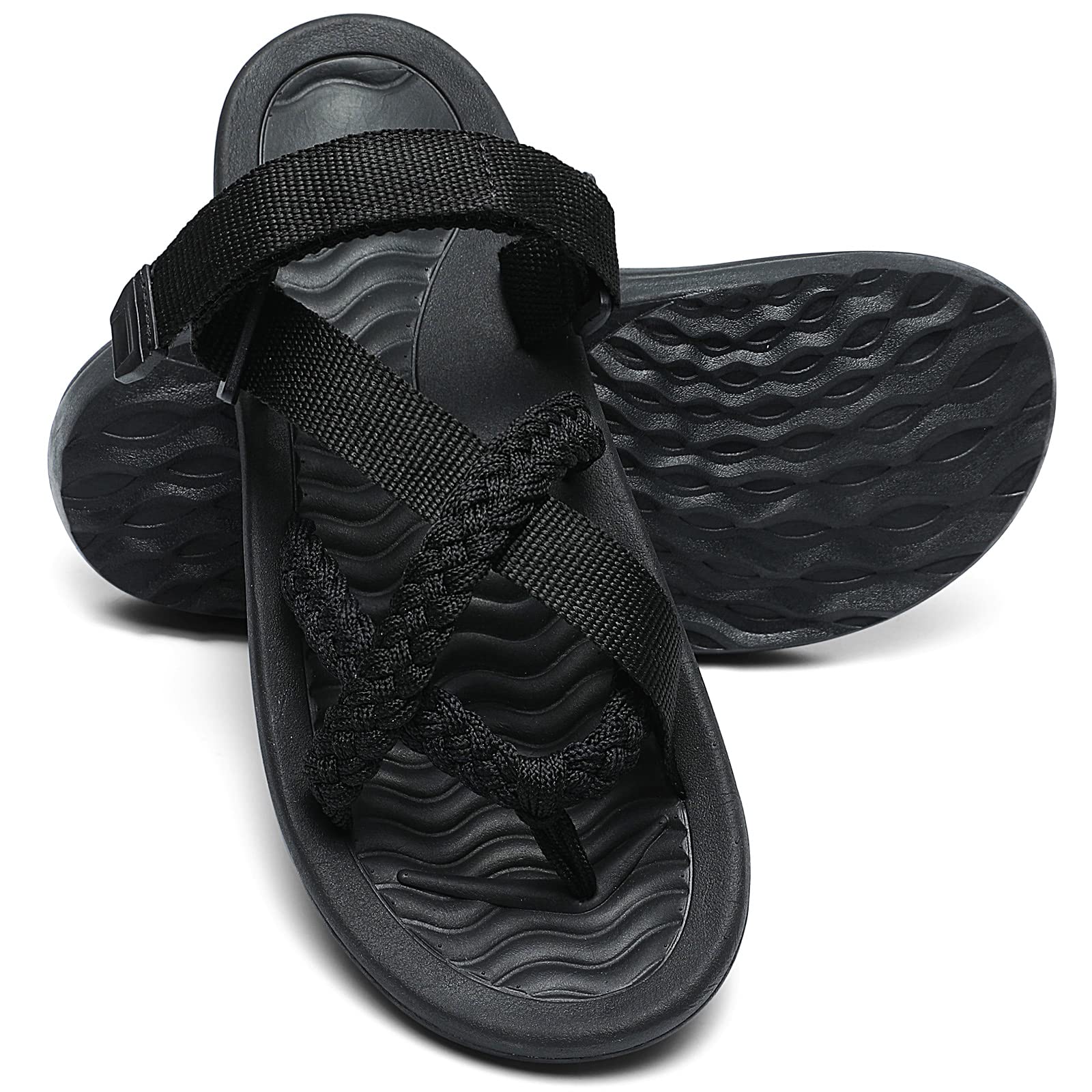 MEGNYA Women's flip Flops Sandals Arch Support, Comfortable Walking Sandals, Water Sandals Perfect for The Beach/Long Walks/Poolside