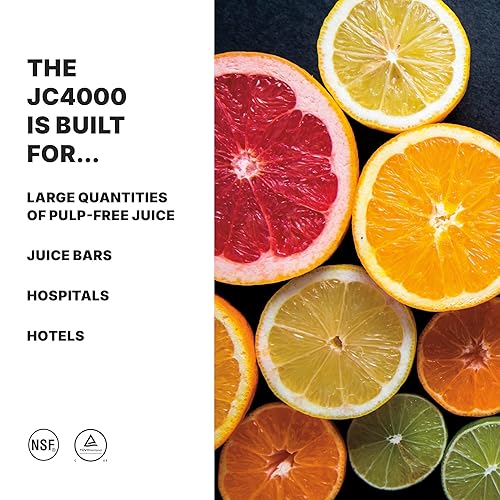 Miniatura 7 de Waring Exprimidor comercial BJ120C compacto de cítricos 120 V enchufe de 5-15 fases