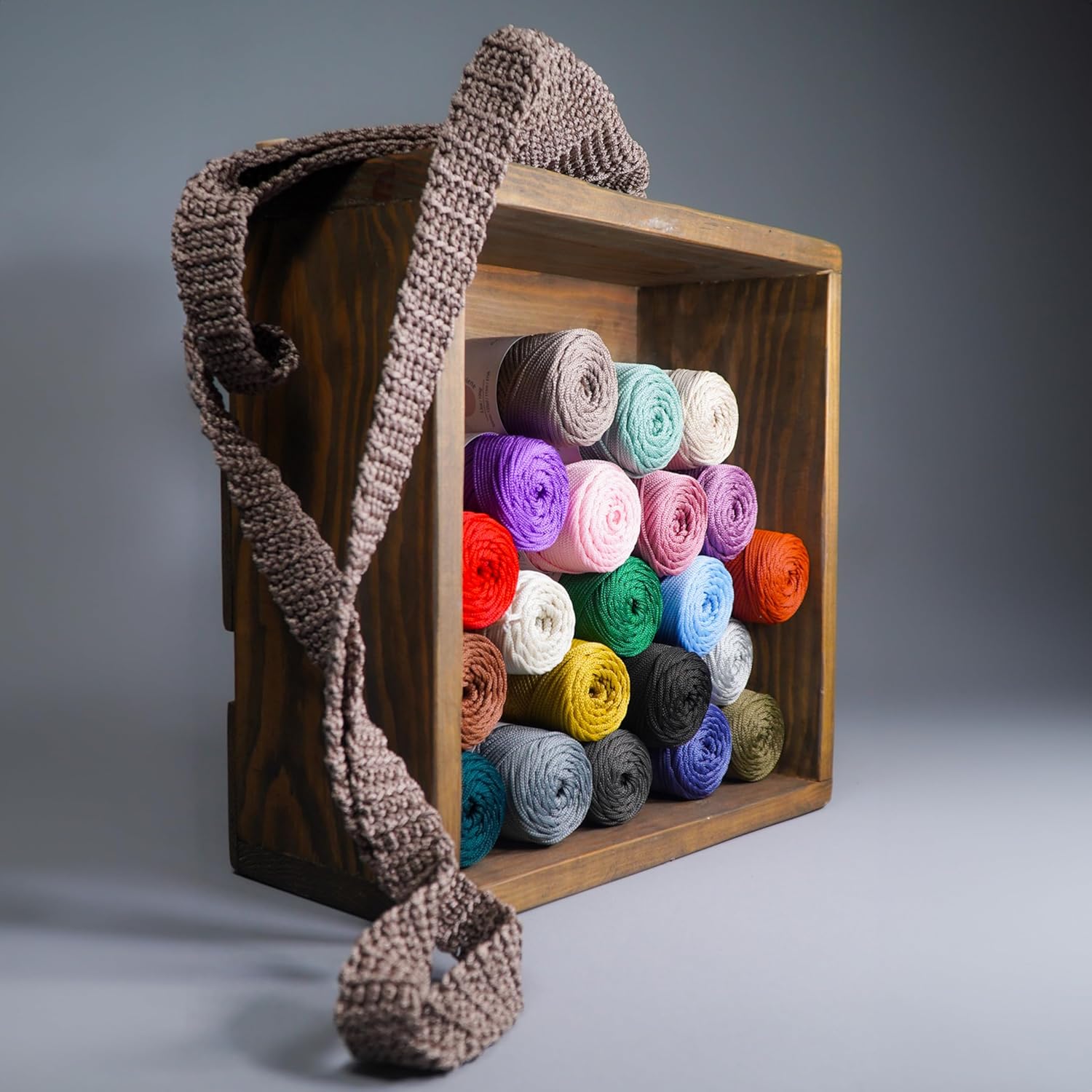 Makromecity ポリエステルマクラメコード 5かせ入り 2mm x 250ヤード (750フィート) 2mm ポリプロピレン