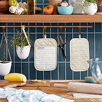 Vista 2 de KitchenAid Albany Juego de 2 Agarraderas para Ollas, Milkshake, 7"x10