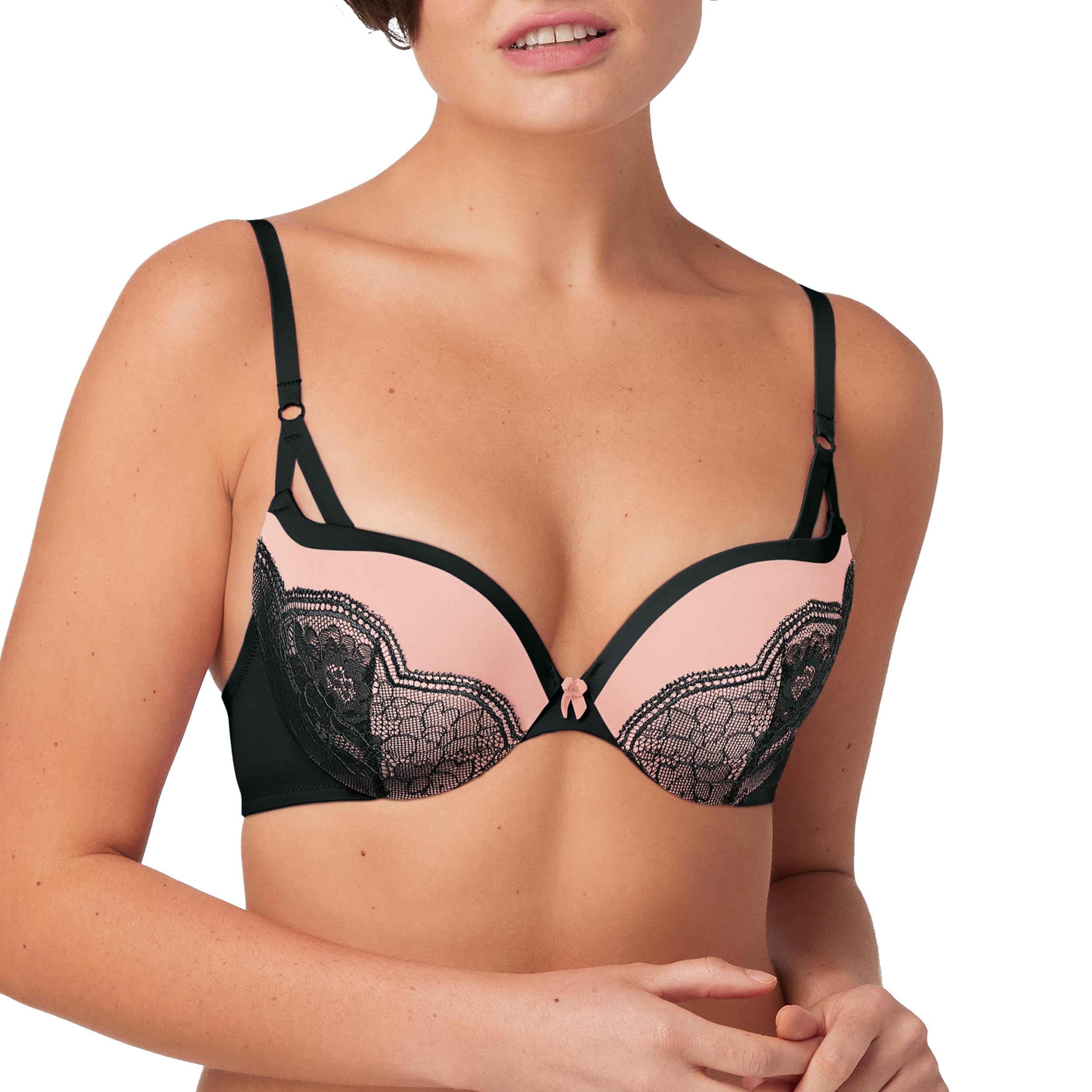 Maidenform womens Love the Lift Underwire Demi Bra,With Push-up Cups