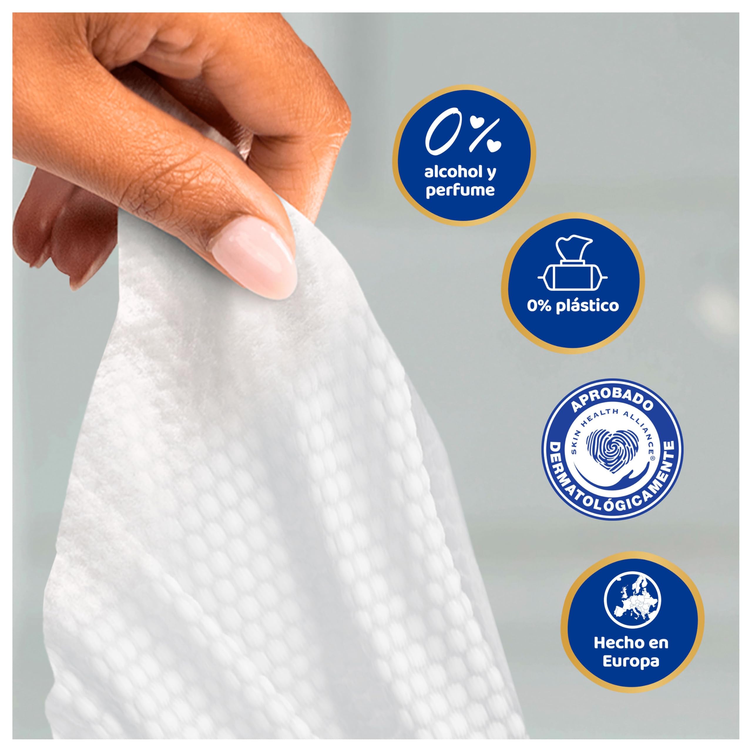 Dodot Pure Aqua Baby Wipes, 432 Wipes (9 Packs of 48 Units), Helps Restore the Natural PH of the Skin, 99% Water, Plastic Free (Packing may vary) — view 5