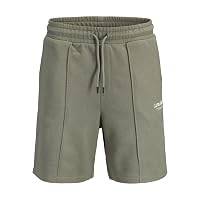 JACK & JONES Jpstkane Soho Sweat Shorts Mid SN, Vetiver